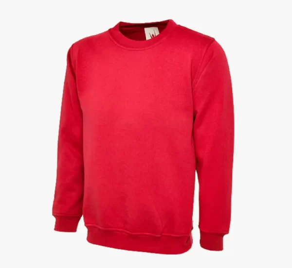 uneek sweatshirt red