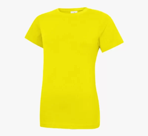 ladies uneek tshirt yellow