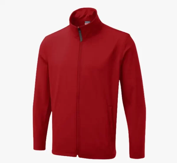 softshell jacket red