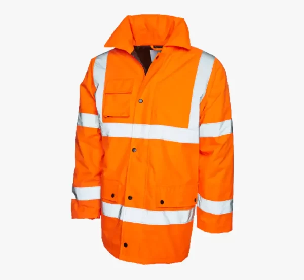 Uneek Hi Vis Road Safety Jacket orange