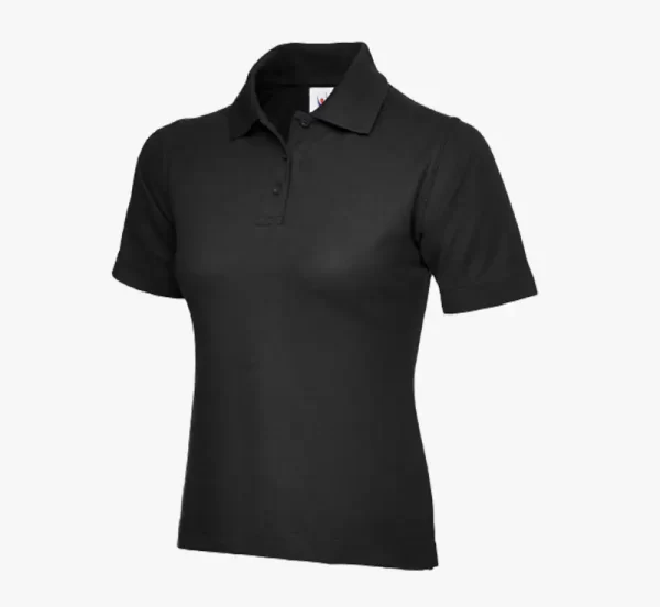 Uneek Ladies Polo Shirt black