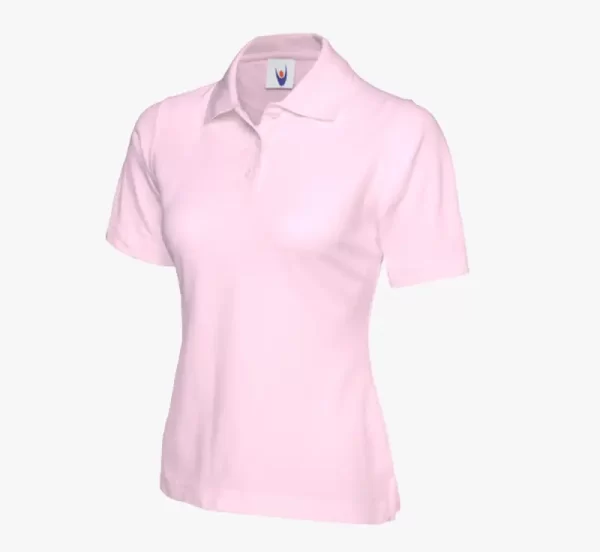 Uneek Ladies Polo Shirt pink