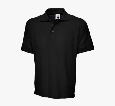 Uneek Ultimate Cotton Polo Shirt black