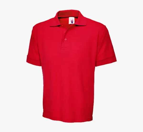 Uneek Ultimate Cotton Polo Shirt red