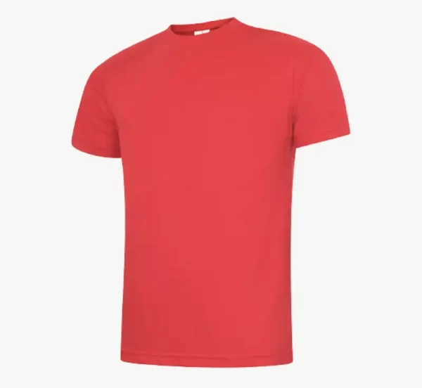 Uneek Mens Ultra Cool T Shirt red