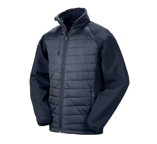 Result Compass Padded Softshell Jacket navy and navy
