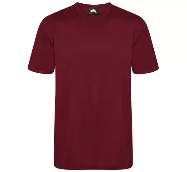 Orn Plover Premium T-Shirt burgundy