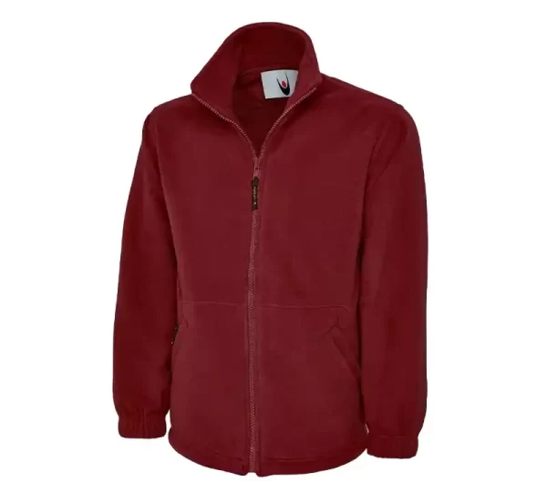 Uneek Classic Full Zip Micro Fleece Jacket burgundy